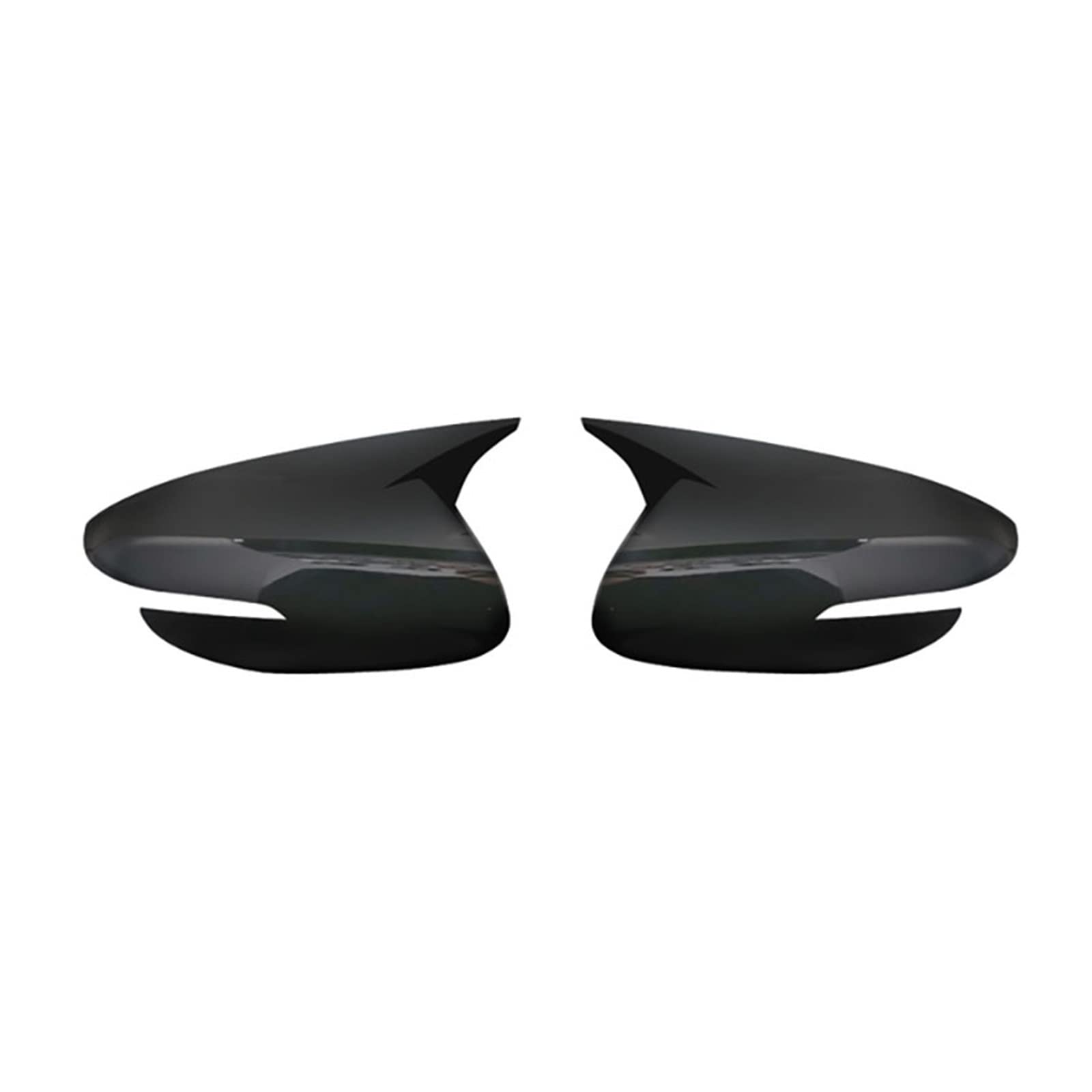 Spiegelkappen Für KIA K3 Für Cerato Für Forte Für Ceed 2 2013-2018 Autoseitenspiegelabdeckung Flügelkappe Rückansicht Gehäuseverkleidung Außenspiegelkappe(No Light Black) von NVETJMUA