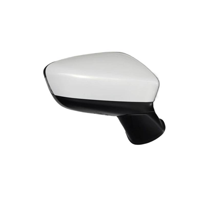 Spiegelkappen Für Mazda 6 Für Atenza GJ 2014 2015 2016 2017 Auto Rückspiegel Shell Seite Tür Abdeckung Gehäuse Außenspiegelkappe(1 Pieces Right White) von NVETJMUA