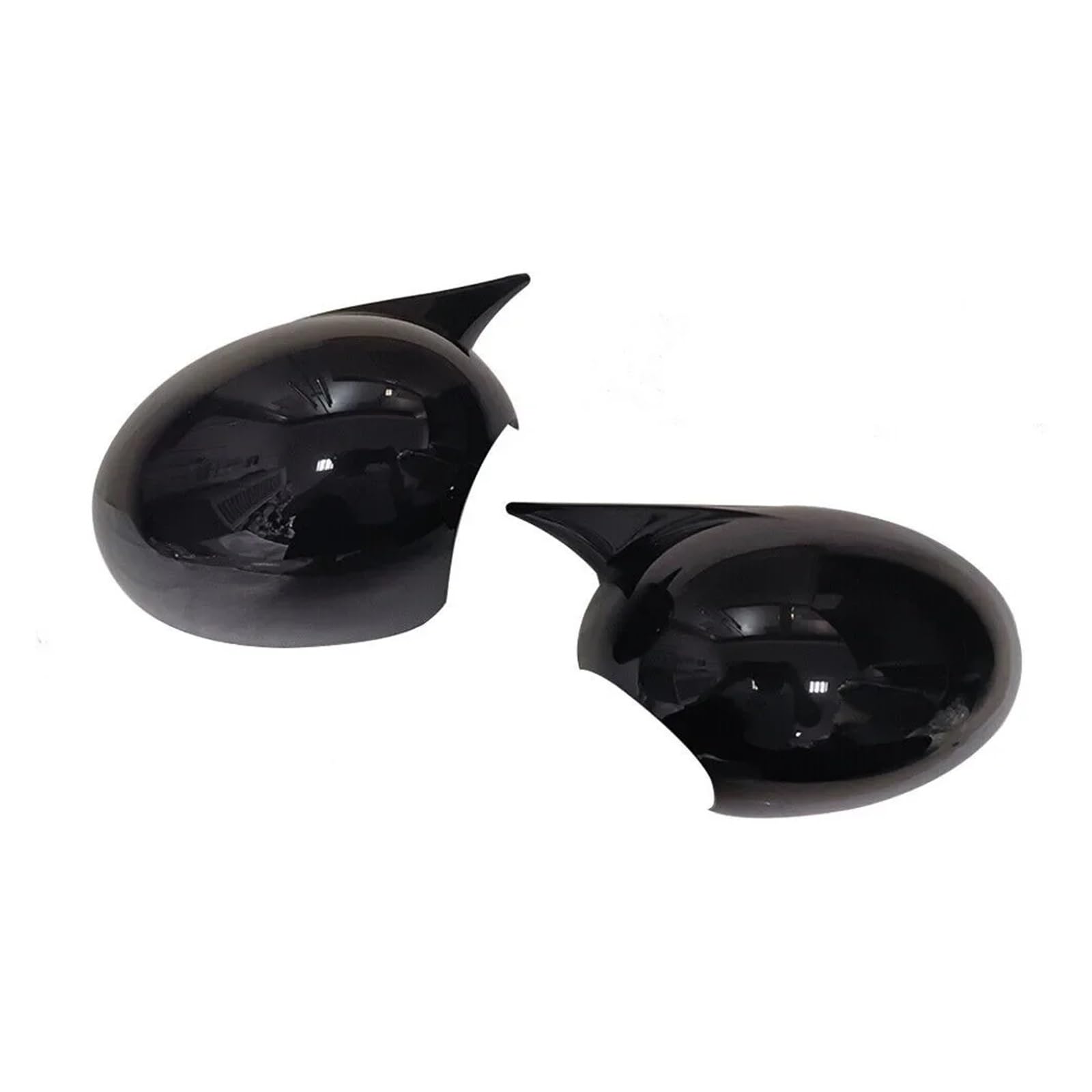 Spiegelkappen Für Mini Für Cooper R55 R57 R58 R59 R61 Autoaufkleber Rückspiegel Seitenspiegelabdeckung Flügelkappe Außentür Rückansicht Fall Außenspiegelkappe(Gloss Black) von NVETJMUA