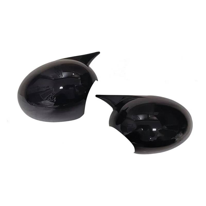 Spiegelkappen Für Mini Für Cooper R55 R57 R58 R59 R61 Autoaufkleber Rückspiegel Seitenspiegelabdeckung Flügelkappe Außentür Rückansicht Fall Außenspiegelkappe(Gloss Black) von NVETJMUA