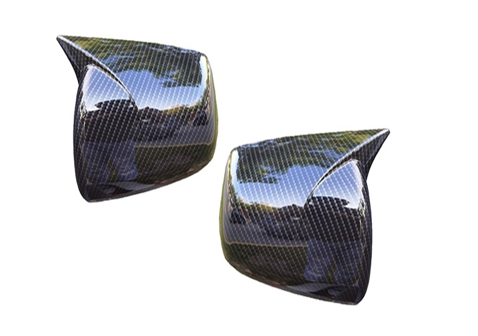 Spiegelkappen Für Mitsubishi Für Lancer X 10 EX Für EVO 2008-2016 Seitentür Rückspiegelabdeckung Verkleidung Shell Aufkleber Auto Außenspiegelkappe(Without lamp 08-12 C) von NVETJMUA