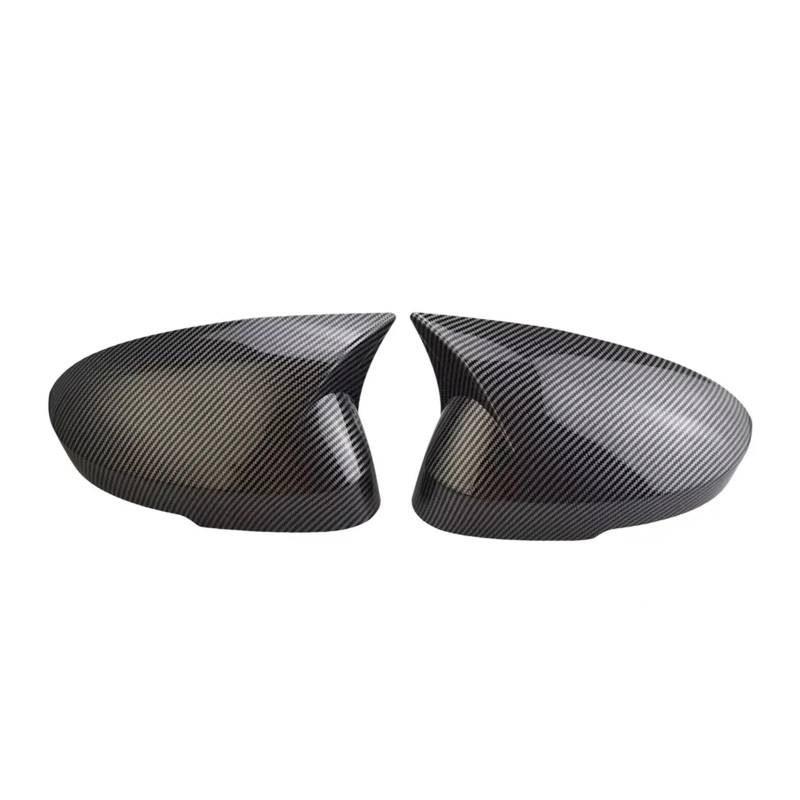Spiegelkappen Für Nissan Für Rogue Für Outlander Für Qashqai J12 2022-2024 Autoaufkleber Rückspiegelabdeckung Flügelkappe Außen LHD Außenspiegelkappe(Carbon) von NVETJMUA