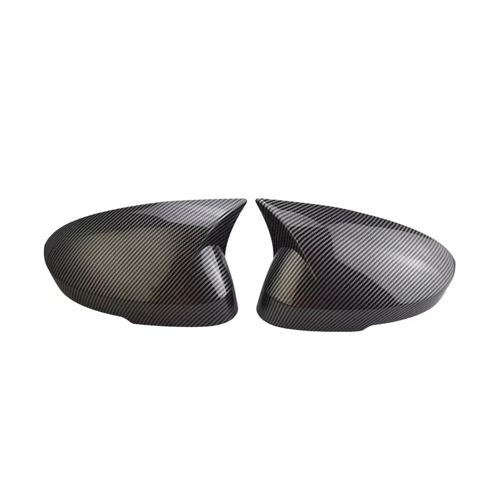 Spiegelkappen Für Nissan Für Rogue Für X-Trail T33 Für Qashqai J12 Auto Rückspiegel Seitenspiegel Abdeckung Flügelkappe Außentürgehäuse LHD Außenspiegelkappe(Carbon Look) von NVETJMUA