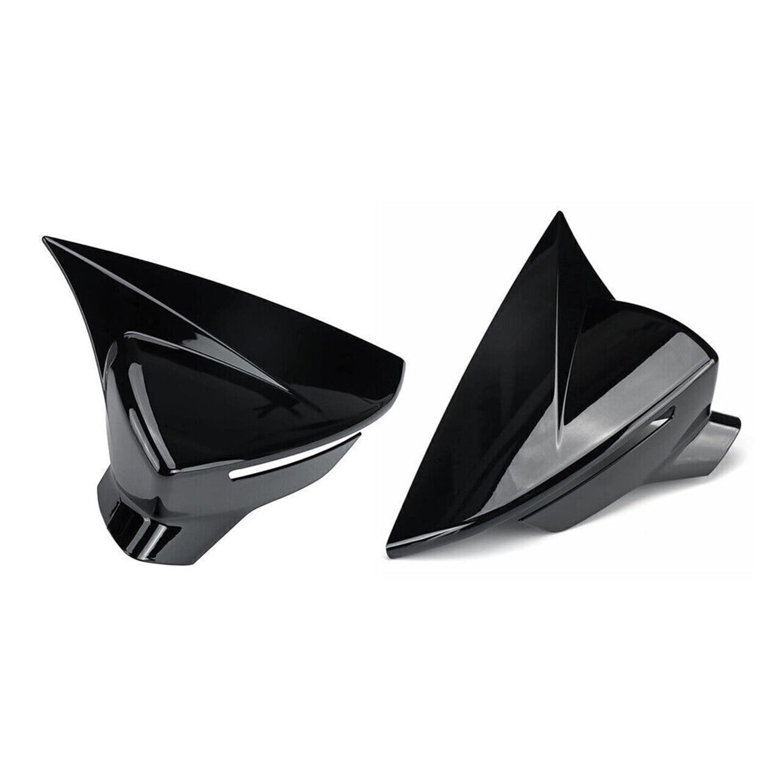 Spiegelkappen Für SEAT Für Leon MK3 5F 2013-2019 Für Ibiza MK5 2017-2020 Rückspiegel Seitenspiegelabdeckung Flügelkappe Außentür Fall Außenspiegelkappe(Gloss Black) von NVETJMUA