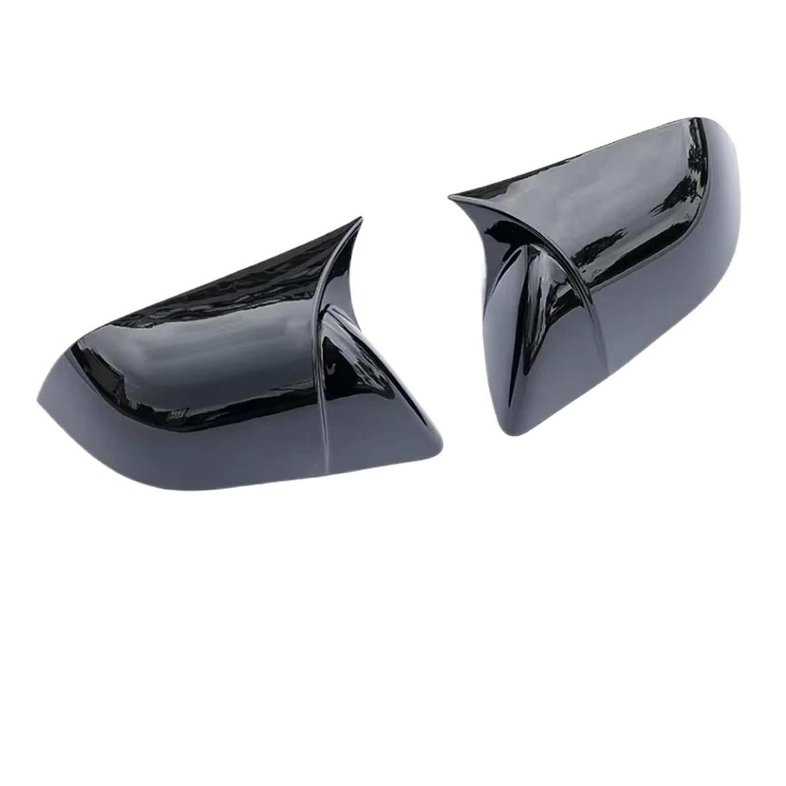 Spiegelkappen Für Tesla Für Modell 3 Für Modell Y Tür Flügel Seite Spiegel Abdeckung Kappen Shell Fall Rückansicht Kappe Außen Carbon Faser Außenspiegelkappe(A Glossy Black) von NVETJMUA