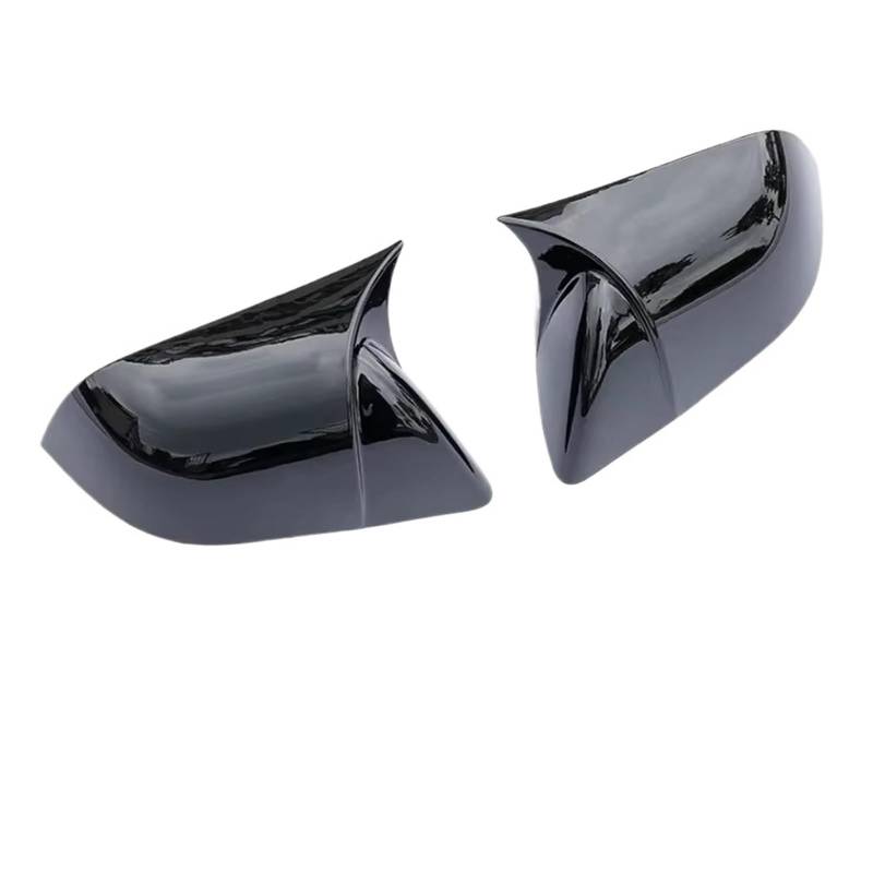 Spiegelkappen Für Tesla Für Modell 3 Für Modell Y Tür Flügel Seite Spiegel Abdeckung Kappen Shell Fall Rückansicht Kappe Außen Carbon Faser Außenspiegelkappe(A Glossy Black) von NVETJMUA