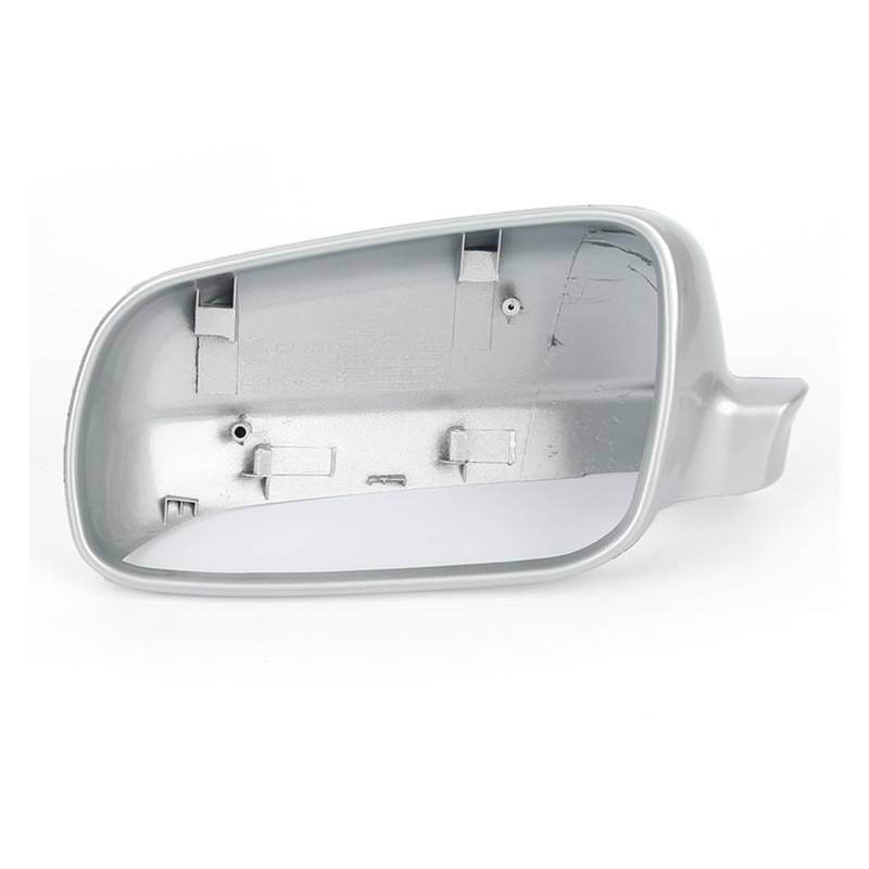 Spiegelkappen Für VW Für Golf Für Bora Für Polo Für Jetta MK4 1996-2004 Automobil Auto 1 Stück ABS Auto Spiegel Abdeckung Gehäuse Kappe Außenspiegelkappe(Silver Left) von NVETJMUA