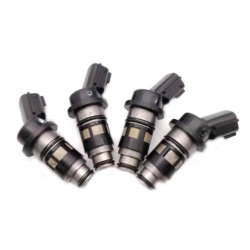 Einspritzdüse Auto Zubehör Kraftstoff Injektor Für Nissan Für SENTRA 1997-2000 Für TSURU 1997-2017 1,6 L OEM:16600-73C90 JS50-1 Kraftstoffinjektor(Black Silver 4 PCS) von NVNGPGPBDM