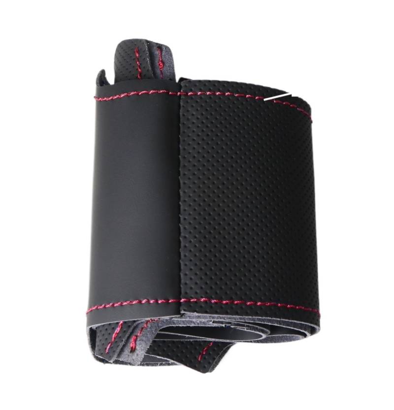 Lenkradbezug Für Peugeot Für 206 1998-2005 Für 206 Für SW 2003-2005 Für 206 Lenkung Wrap Hand Nähen Langlebig Schwarz Auto Lenkrad Abdeckung Auto Lenkradschutz(Red line) von NVNGPGPBDM