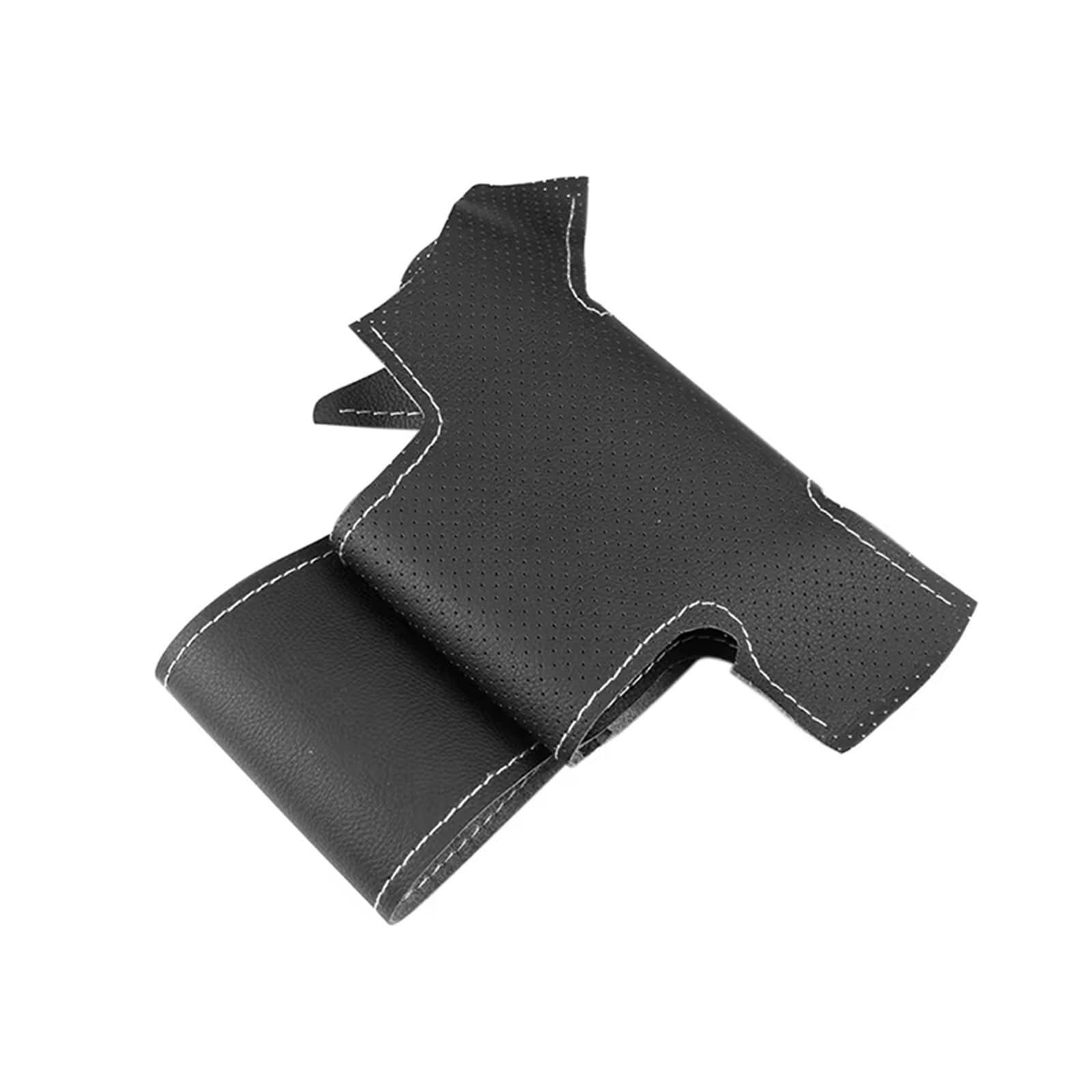 Lenkradbezug Für Peugeot Für 206 Weiche Perforierte Leder Abdeckung Hand Nähen Auto Lenkrad Abdeckung Trim Auto Lenkradschutz(Black-White line) von NVNGPGPBDM