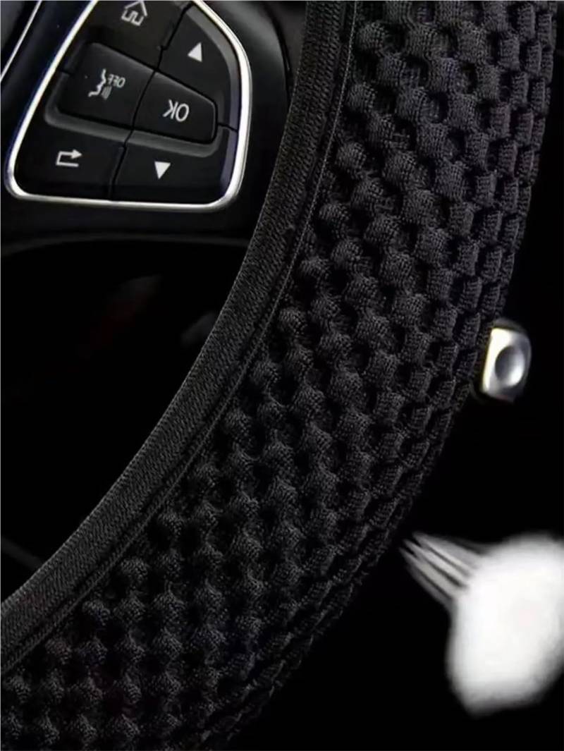 Lenkradbezug Für alle Autos und alle Jahreszeiten 1PC Ice Silk Auto-Lenkradbezug geeignet Auto Lenkradschutz(BS-MEIHONG) von NVNGPGPBDM