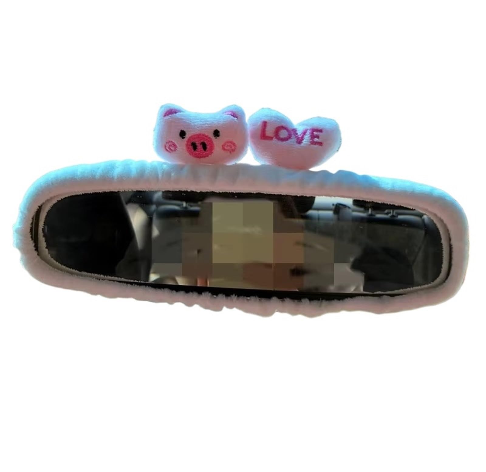 Spiegelkappen 1 Stück Karten-Rückspiegelabdeckung, Um Das Auto Zu Schützen Und Den Auto-Rückspiegeln Mehr Stil Zu Verleihen Rückspiegel Abdeckung(White) von NVNGPGPBDM