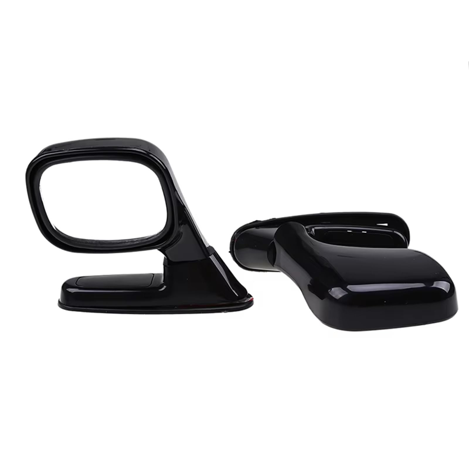 Spiegelkappen Auto Rechts/Links Haube Seite Rückspiegel Einstellbare Weitwinkel Toter Winkel Hilfs Spiegel Für SUV Für LKW Rückspiegel Abdeckung(Black) von NVNGPGPBDM