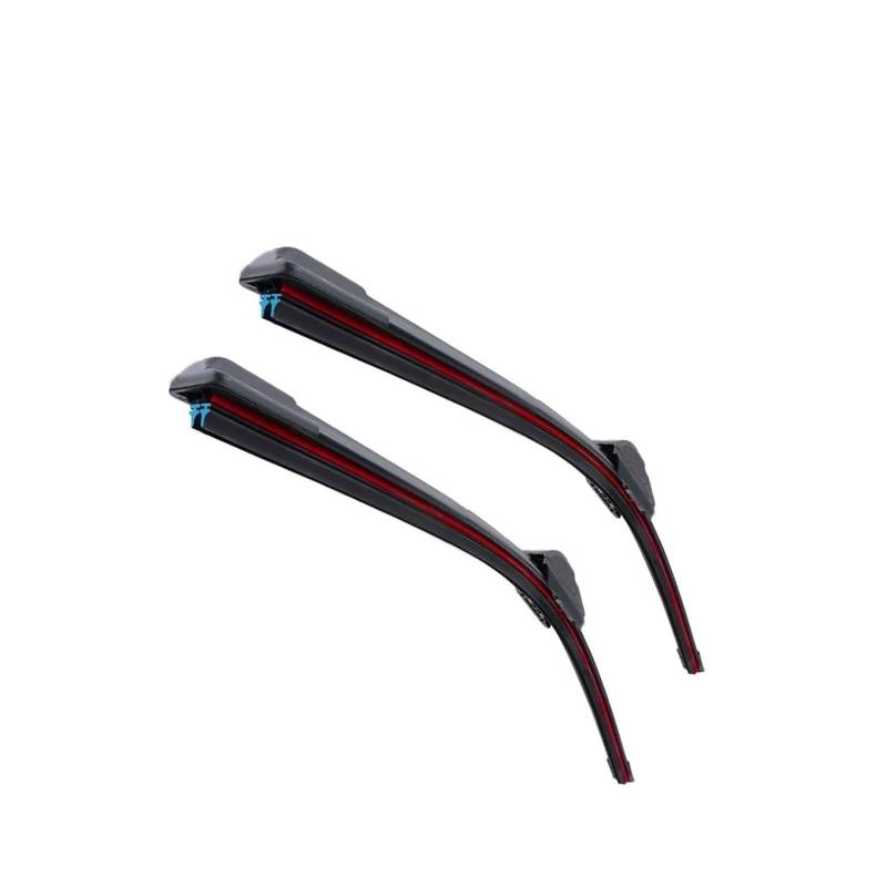 Scheibenwischer Rear Für Astra J 2014-2015 2 STÜCKE Autowischer Frontscheibe Scheibenwischer Doppelgummi Autozubehör Scheibenwischer für Heckscheibe(2PCS) von NVUQCKWZ