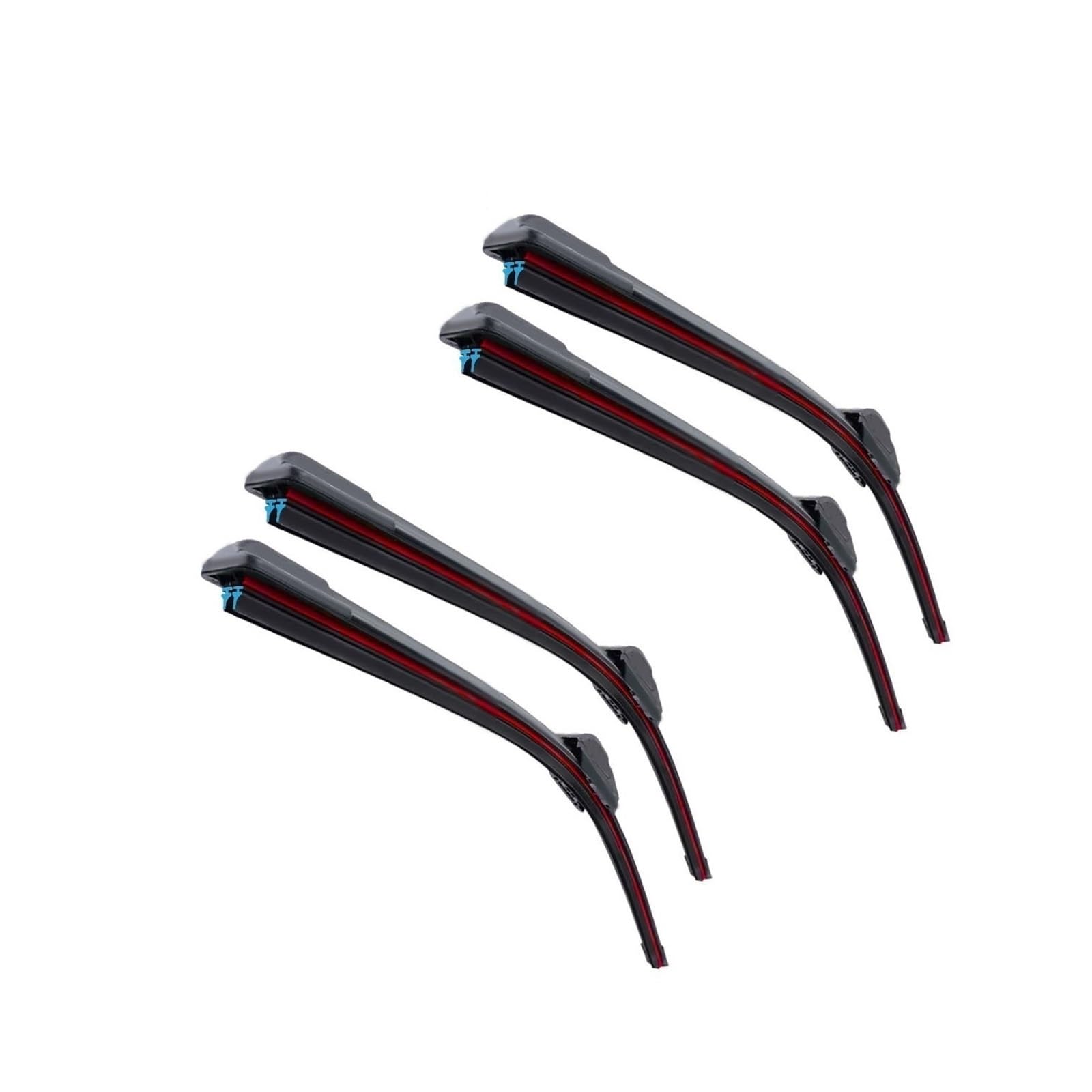 Scheibenwischer Rear Für Astra J 2014-2015 2 STÜCKE Autowischer Frontscheibe Scheibenwischer Doppelgummi Autozubehör Scheibenwischer für Heckscheibe(4PCS) von NVUQCKWZ