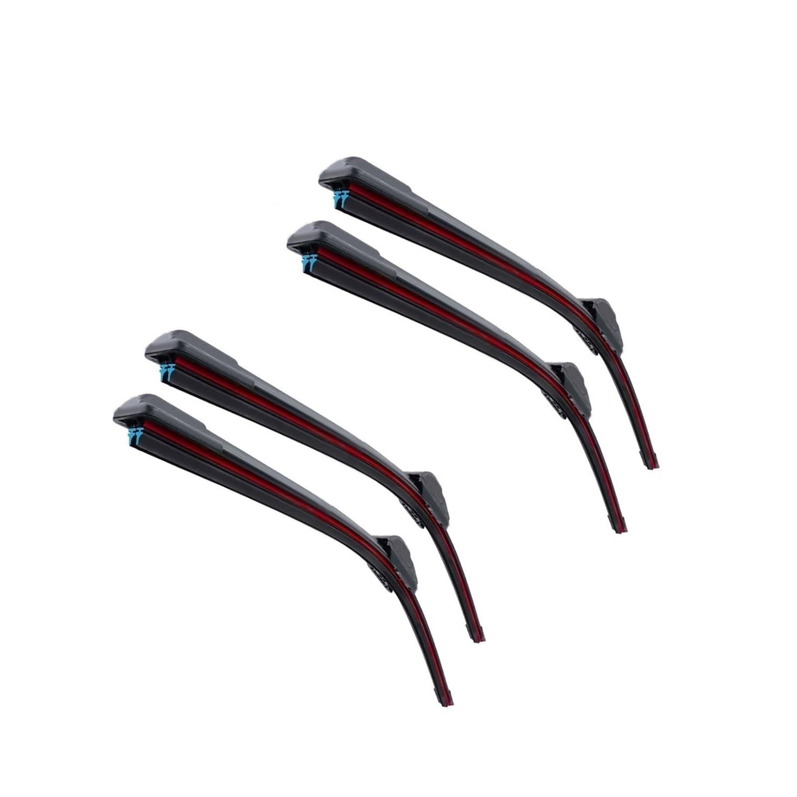 Scheibenwischer Rear Für MK1 2008 2009 2010 2011 2012 2 STÜCKE Autowischer Frontscheibe Windschutzscheibe Doppelgummi Autozubehör Scheibenwischer für Heckscheibe(4PCS) von NVUQCKWZ