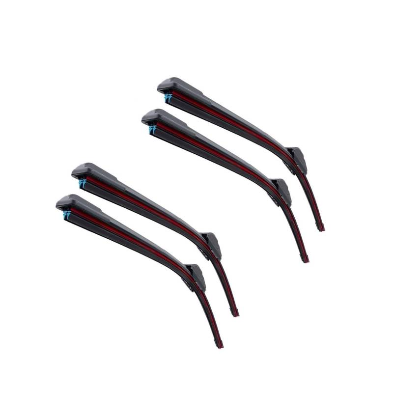 Scheibenwischer Rear Für MK1 2008 2009 2010 2011 2012 2 STÜCKE Autowischer Frontscheibe Windschutzscheibe Doppelgummi Autozubehör Scheibenwischer für Heckscheibe(4PCS) von NVUQCKWZ