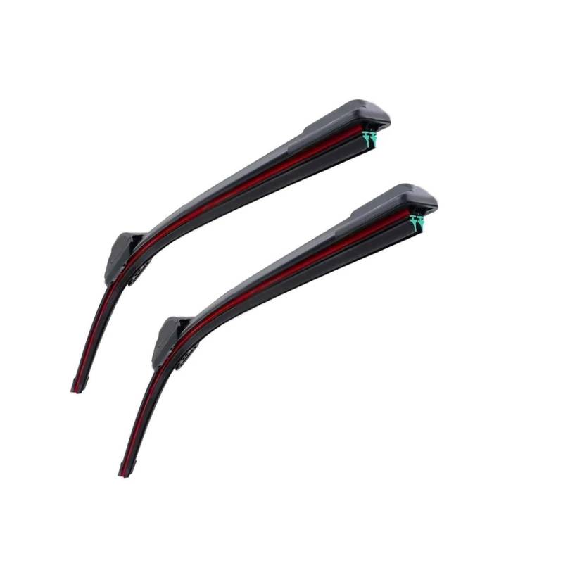 Scheibenwischer Rear Für Model 3 2018 2019 2020 2021 Doppelgummi-Autowischer Frontscheibenwischer Gummi Autozubehör Scheibenwischer für Heckscheibe(2PCS) von NVUQCKWZ