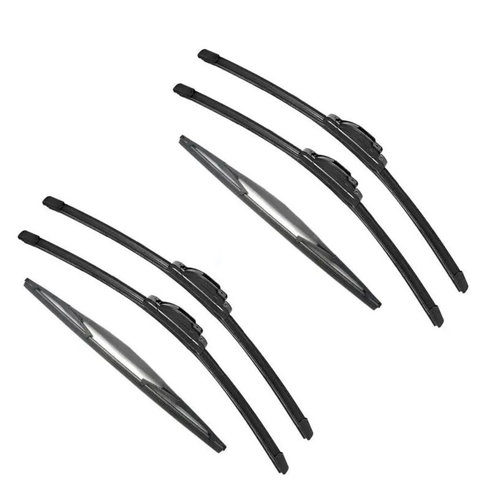 Scheibenwischer Rear Für Pilot MK3 2016 2017 2018 2019 Doppelgummi-Autowischer Frontscheibenwischer Gummi Autozubehör Scheibenwischer für Heckscheibe(6PCS) von NVUQCKWZ