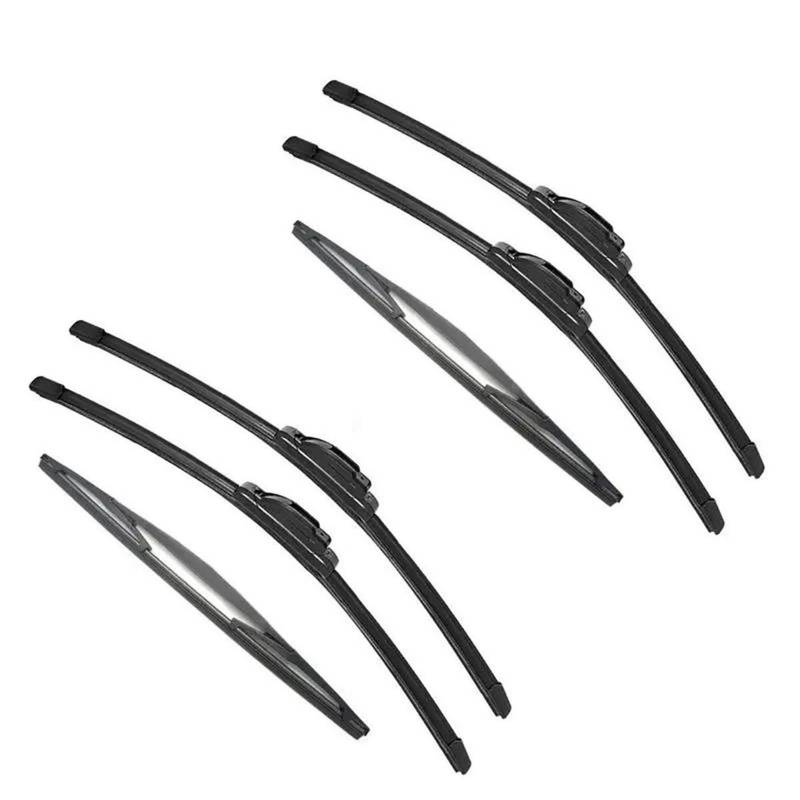 Scheibenwischer Rear Für Pilot MK3 2016 2017 2018 2019 Doppelgummi-Autowischer Frontscheibenwischer Gummi Autozubehör Scheibenwischer für Heckscheibe(6PCS) von NVUQCKWZ