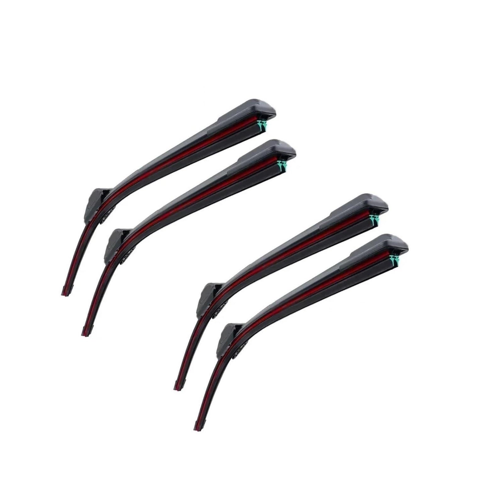 Scheibenwischer Rear Für Toyota Camry XV50 2012 2013-2017 Doppelgummi-Autowischer Frontscheibenwischer Gummi Autozubehör Scheibenwischer für Heckscheibe(4PCS) von NVUQCKWZ
