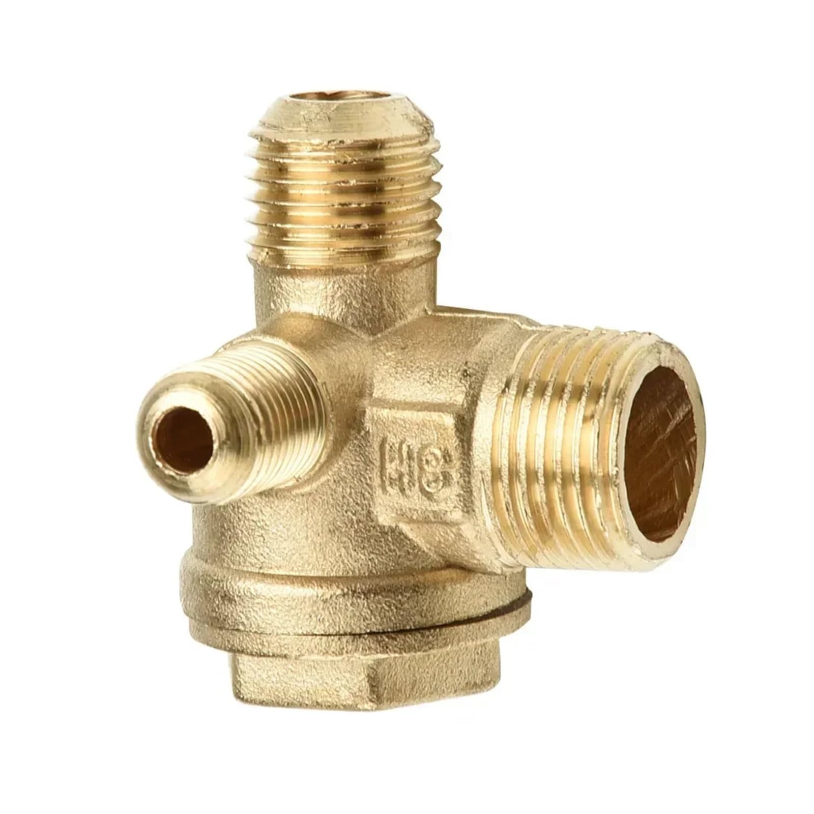1PC Male Thread Check Valve Connector with 3-Port Brass Check Valve for Air Compressor Parts Accessory 14mm/16mm/10mm 1PC Male Thread Check Valve Connector with 3-Port Brass Check Valve for Air Compressor Parts Accessory 14mm/16mm/10mm von NWPNLXEA
