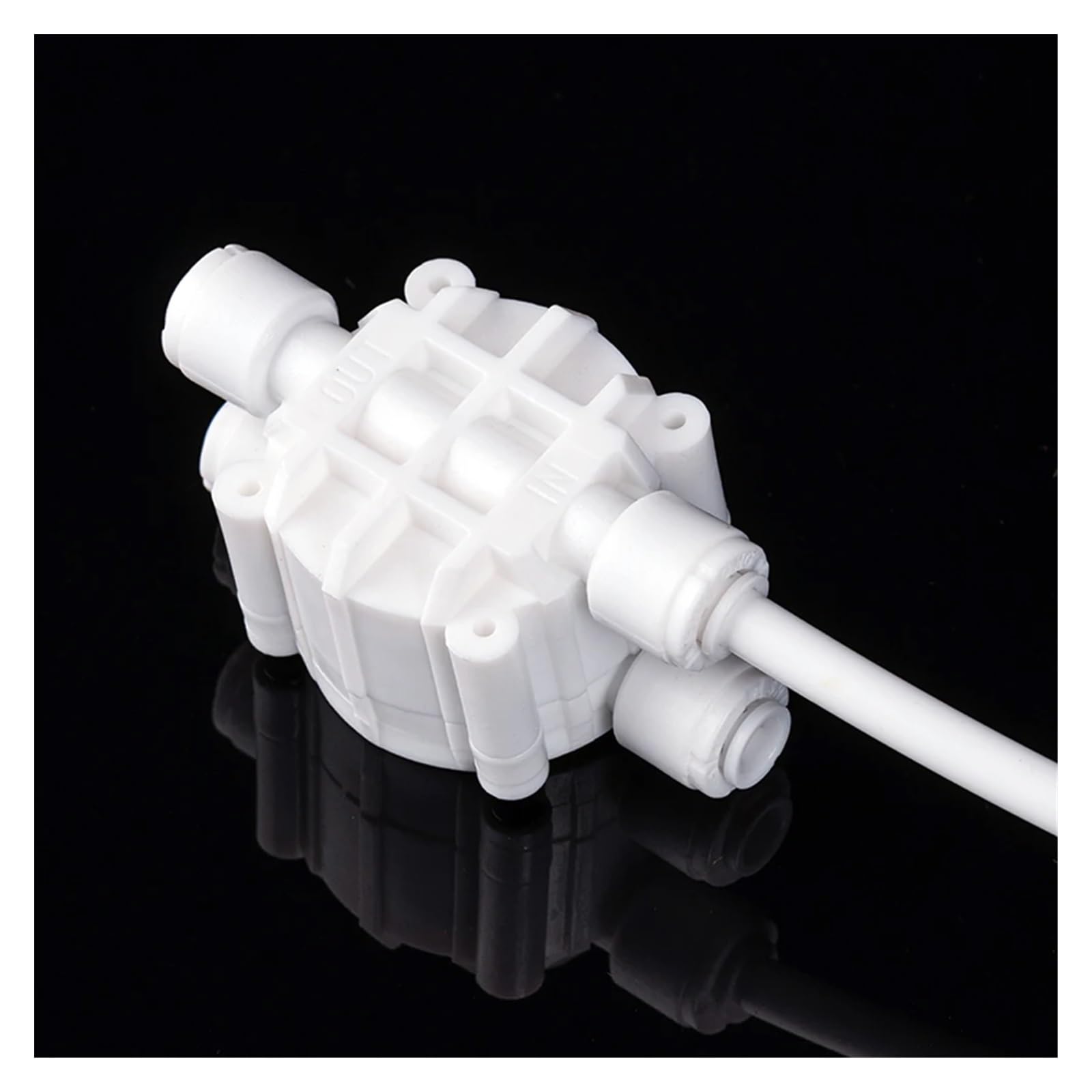 Fit 1/4" OD Tube Auto Shut Off 4 Way Valve Quick Fitting Connection Aquarium RO Water Filter Reverse Osmosis System NWPNLXEA Fit 1/4" OD Tube Auto Shut Off 4 Way Valve Quick Fitting Connection Aquarium RO Water Filter Reverse Osmosis System NWPNLXEA von NWPNLXEA