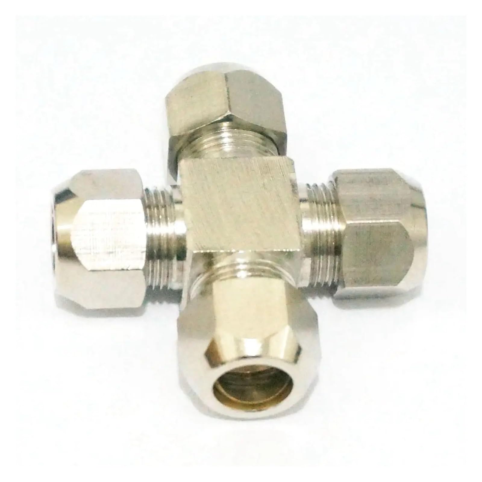 Fit Tube O/D 12mm Cross 4 Ways Brass Sleeve Ferrule Pneumatic Air Compression Connector Adapter NWPNLXEA Fit Tube O/D 12mm Cross 4 Ways Brass Sleeve Ferrule Pneumatic Air Compression Connector Adapter NWPNLXEA von NWPNLXEA