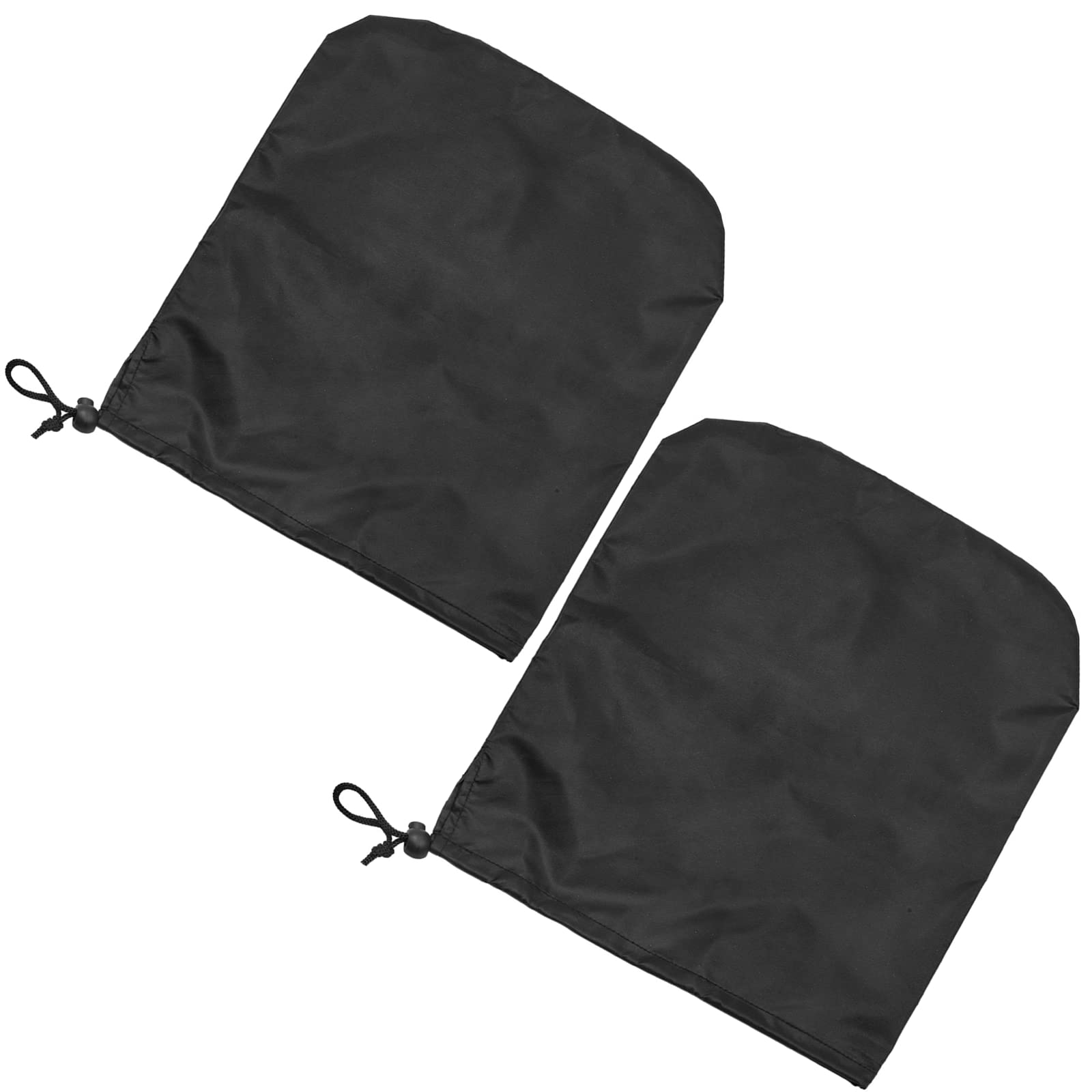 2 x Auto-Seitenspiegel-Abdeckungen, Frostschutz, Spiegelabdeckung, Rückspiegel-Schutztasche, universell für Autos, schwarz. von NWpangu