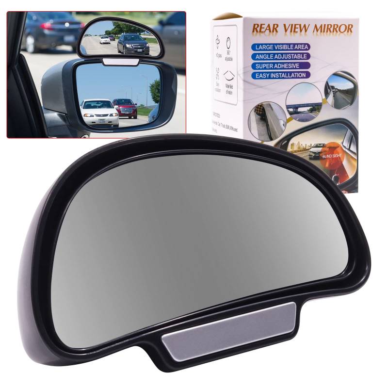 Auto Blind Spot Spiegel, Universal Auto Rückspiegel HD Einstellbar Konvexe Spiegel Für Alle Arten von Fahrzeugen, Richtig von NWpangu