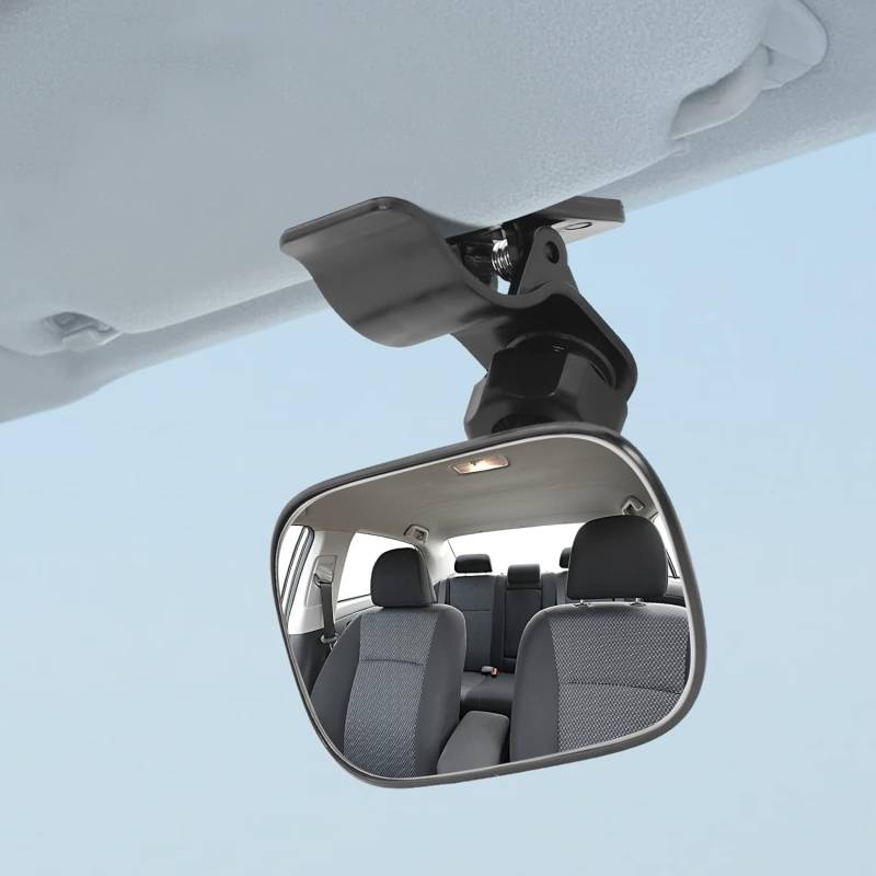 Rücksitzspiegel für Babys, 360° Autospiegel Schwenkbarer Spiegel Verstellbarer Innen Spiegel für Baby Rücksitz, Clip On Design von NWpangu
