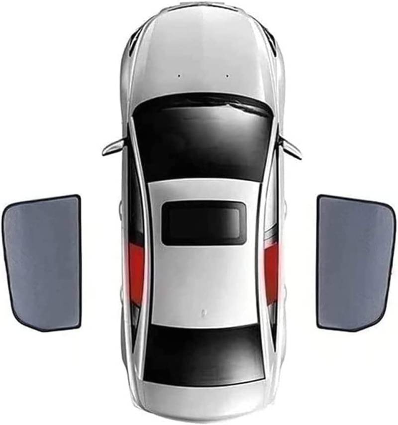 Auto Seitenfenster Sonnenschutz für Lexus NX300H 2015-2021, Front Heck Seitenscheibe Sonnenblende UV Schützt Mitfahrer Kinder Haustiere,B/2-rear-windows von NYCAA