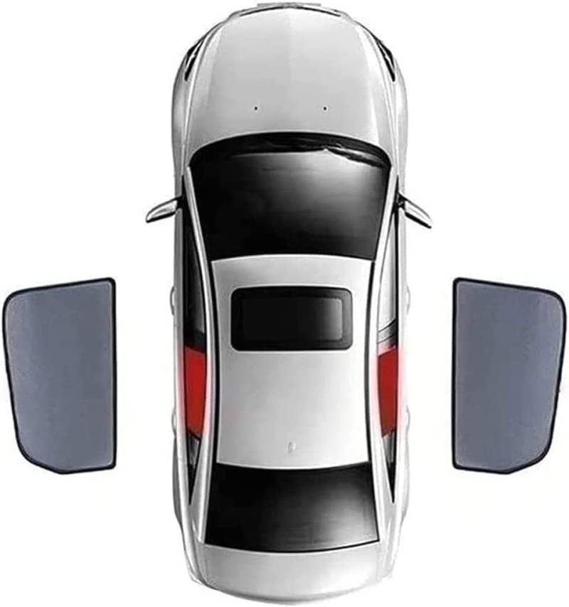 Auto Seitenfenster Sonnenschutz für Toyota Corolla Cross 2021-2023, Front Heck Seitenscheibe Sonnenblende UV Schützt Mitfahrer Kinder Haustiere,B/2-rear-windows von NYCAA