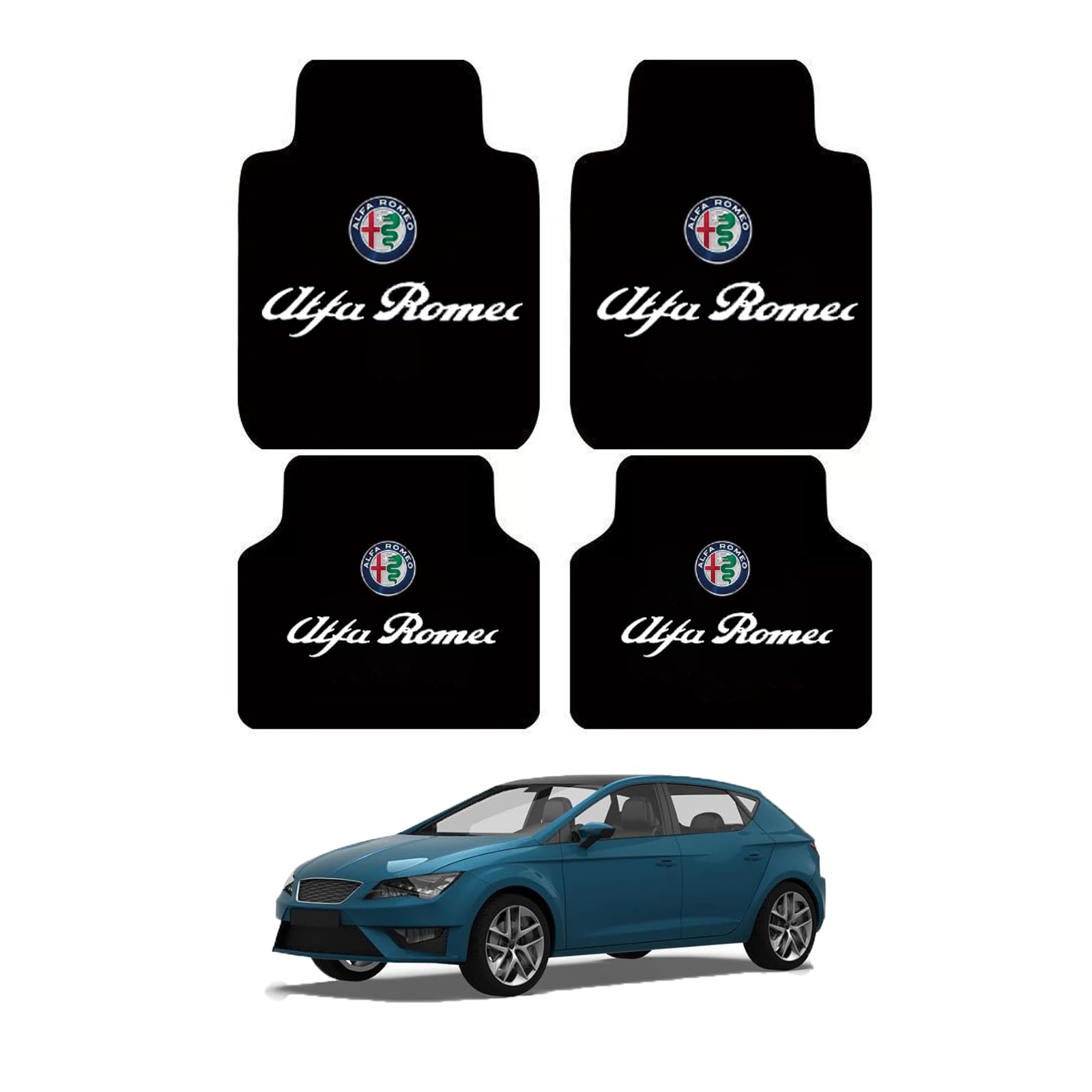 4 pcs Auto Fußmatten, für Alfa Romeo F-Type 2020 Verstärkt Im Pedalbereich Kristall Samt Automatte Anti Schmutz Matte 4 pcs Auto Fußmatten, für Alfa Romeo F-Type 2020 Verstärkt Im Pedalbereich Kristall Samt Automatte Anti Schmutz Matte von NYFDUAH