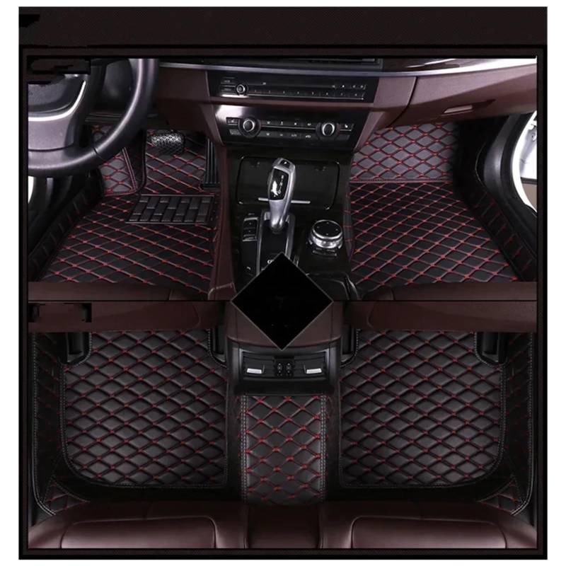 Autofußmatten Auto-Fußmatten Für MG ZS EV MGZS ZX 2017~2024 wasserdichte Fußabdeckung TPE-Matten LHD-Teppiche Autozubehör 3 Stück/1 Set Fußmatten(Floor mat5,RHD) von NYSFGOFJGOM