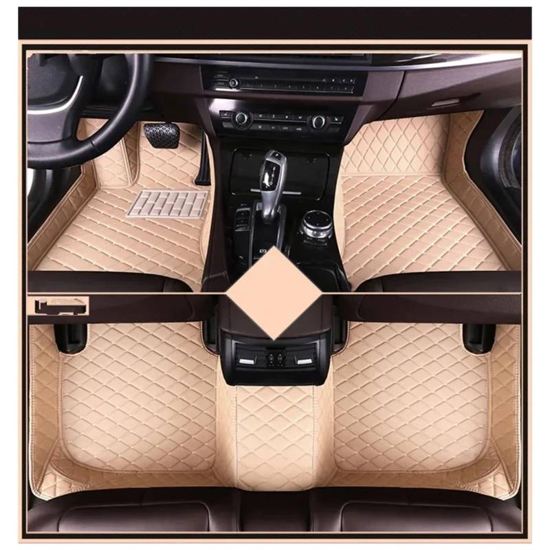 Autofußmatten Für Mercedes-Benz Für Vito W447 RHD 2018-2022 Auto Auto Allwetter TPE Fußmatten Geruchlos Pad wasserdichte Matte 3PCS Fußmatten(Floor mat8,LHD) von NYSFGOFJGOM