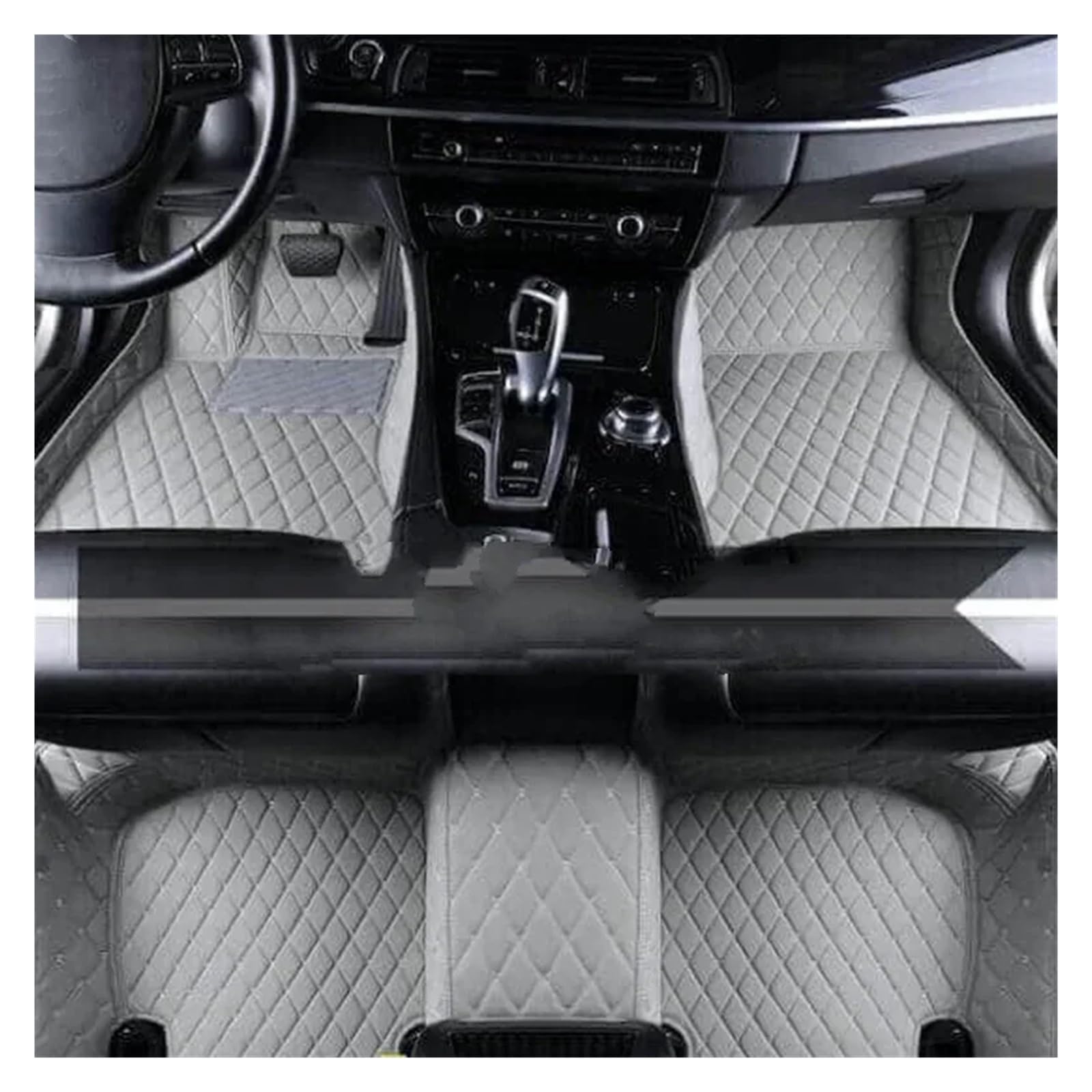 Autofußmatten Kofferraummatten Für MG 4 EV Mulan EH32 2022–2024 Schmutzabweisend Für Den Hinteren Kofferraum Teppich 3 Stück/1 Set Fußmatten(Floor mat12,LHD) von NYSFGOFJGOM