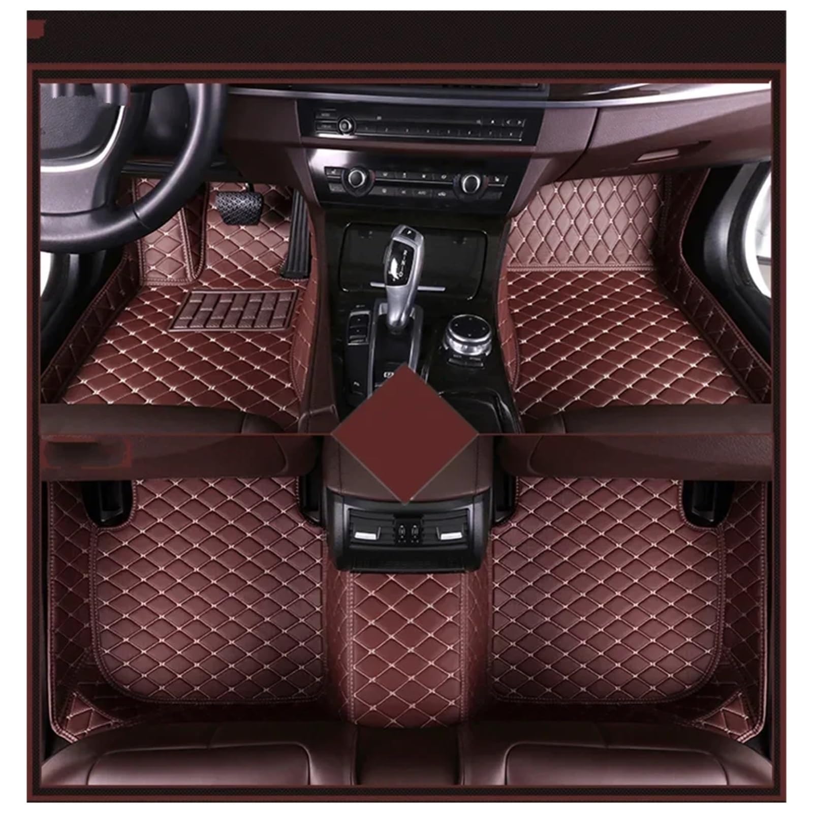 Autofußmatten Sonderbodenpolster Für MG 4 MG4 Mulan EV EH32 2022–2024 Liner TPE Wasserdicht Vollständige Abdeckung Raumteppichmatte 3 Stück Fußmatten(Floor mat4,RHD) von NYSFGOFJGOM