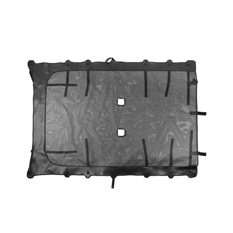 Sonnenblende mit Für Jeep Für Wrangler JK JKU 4 Türen 2007-2017 Softtop-Abdeckung Autodach UV-Sonnenschutz Sonnenschutzabdeckung Wärmedämmnetz von NYSFGOFJGOM