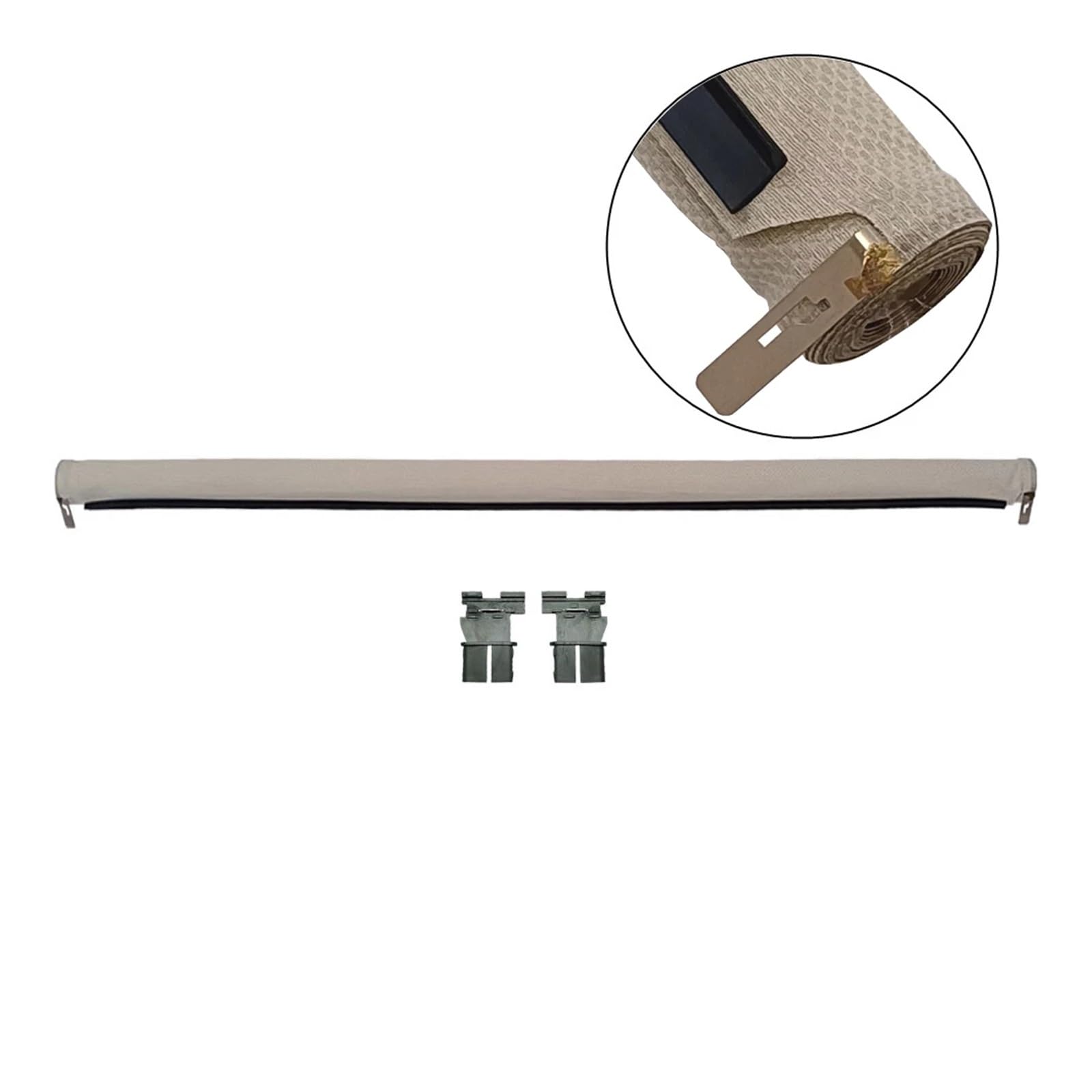 Sonnenblende mit Auto Panorama Schiebedach Sonnenschirm Vorhang Rollo Für VW Für Tiguan Für Touran Autofenster Sonnenschutz(Beige) von NYSFIFHSKFH