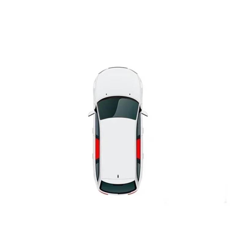 Sonnenblende mit Magnetischer Autofenster-Sonnenschutz Für Toyota Für RAV4 XA50 2018-5. Generation SUV-Vorhangnetz-Frontscheibenrahmenvorhang(2PCS Rear) von NYSFIFHSKFH