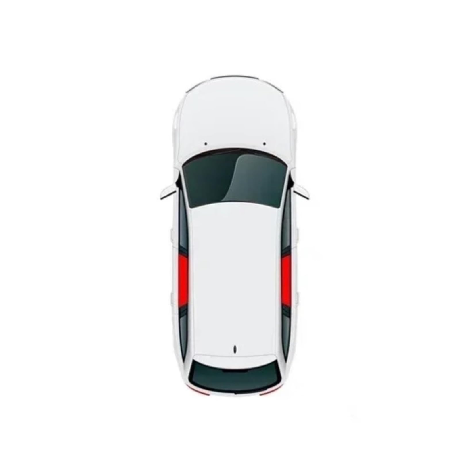 Sonnenblende mit Magnetischer Autofenster-Sonnenschutz Für VW ID.4 ID4 2020-2024 Vorhangnetz-Frontscheibe 2021-2023(2PCS Rear) von NYSFIFHSKFH