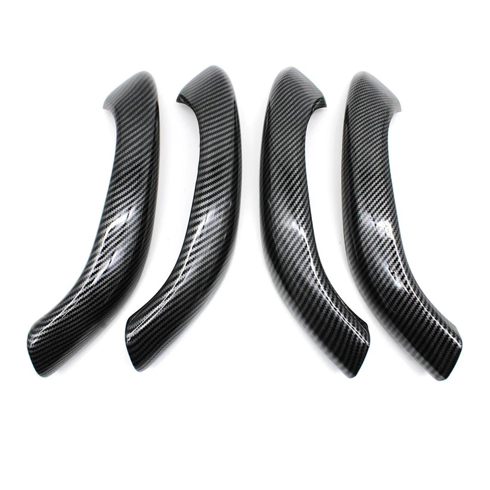 Türgriff Innen 2 STÜCKE/4 STÜCKE Kit Innen Vorne Hinten Türgriff Äußere Abdeckung Trim Set Für X1 X2 F48 F49 F39 2016-2019 2020 2021 2022 Auto Innentürgriff(C-Fiber 4PCS) von NYSFIFHSKFH