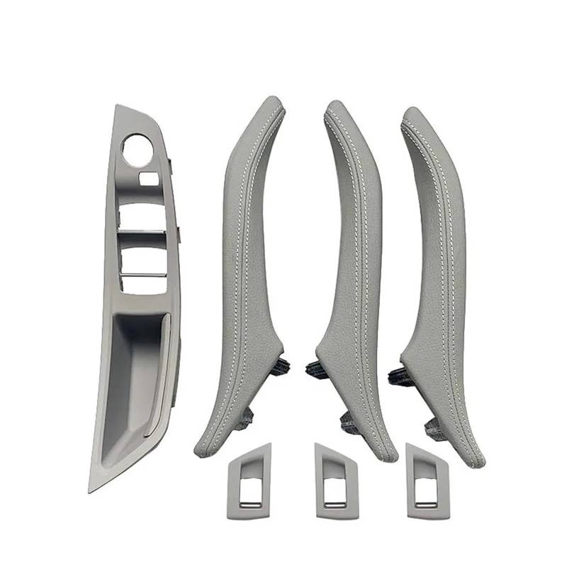 Türgriff Innen Auto-Innenausstattung Leder Innentürgriff Pull-Trim-Abdeckung Für 5 Series F10 F11 F18 520i 523i 525i 528i 535i Auto Innentürgriff(L Gray) von NYSFIFHSKFH