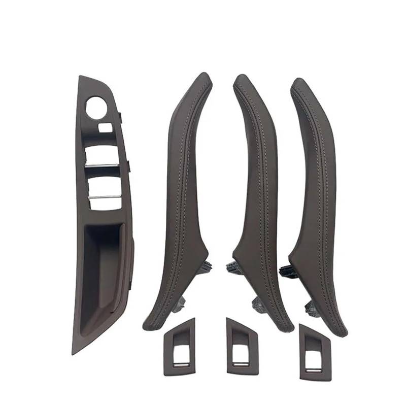 Türgriff Innen Auto-Innenausstattung Leder Innentürgriff Pull-Trim-Abdeckung Für 5 Series F10 F11 F18 520i 523i 525i 528i 535i Auto Innentürgriff(L Moka) von NYSFIFHSKFH