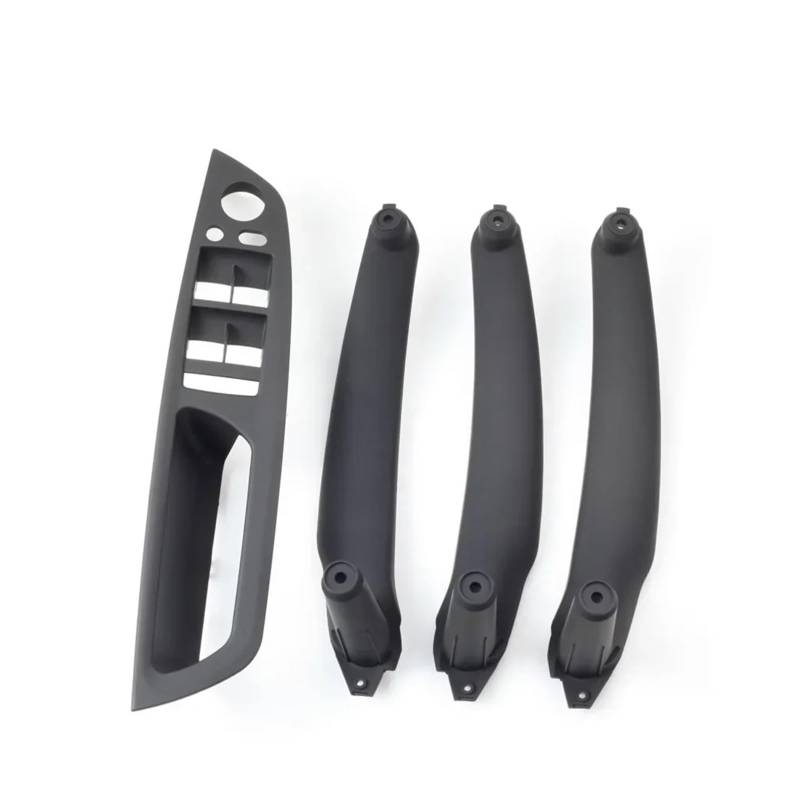 Türgriff Innen Beige Schwarz Armlehne Auto vorne Fahrerseite Für Sitz LHD RHD Innentürgriff Innenverkleidung Pull Trim Abdeckung Für E70 E71 X5 X6 Auto Innentürgriff(Black 4Pcs-L) von NYSFIFHSKFH