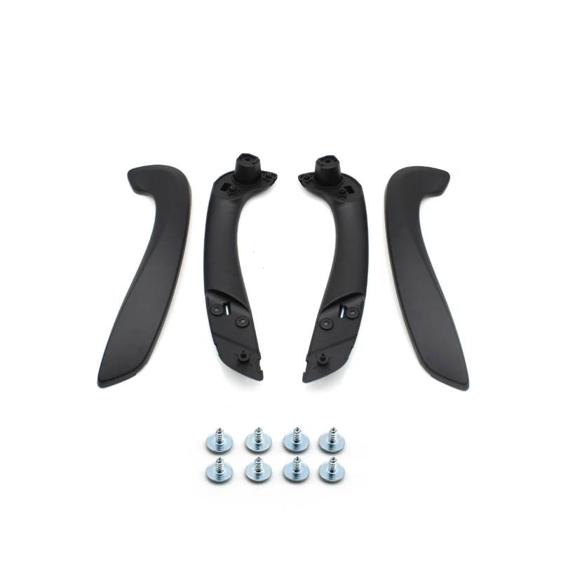 Türgriff Innen Carbon Black Auto-Innenraum Vorne Links Rechts Türgriff Kit Für Megane 3 Für MK3 Für Fluence 809540001R 809600007R Auto Innentürgriff(Black 4PCs) von NYSFIFHSKFH
