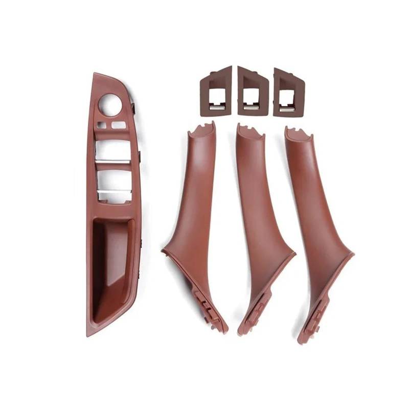 Türgriff Innen Für 5 Series F10 F11 523i 525i 528i 530i Auto-Innentür-Armlehne Innen-Zuggriff-Set LHD Beige Schwarz Grau Oyster Auto Innentürgriff(LHD Redbrown) von NYSFIFHSKFH