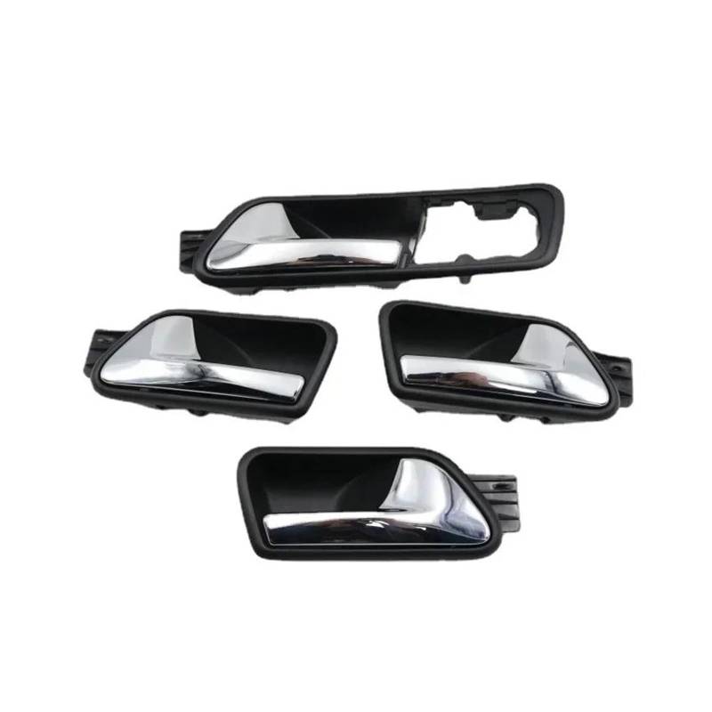 Türgriff Innen Für VW Für Touran Für Caddy Auto Chrom Innen Türgriff Innen Fahrerseite Innenverkleidung Abdeckung Auto Innentürgriff(4 Pcs Full Sets) von NYSFIFHSKFH