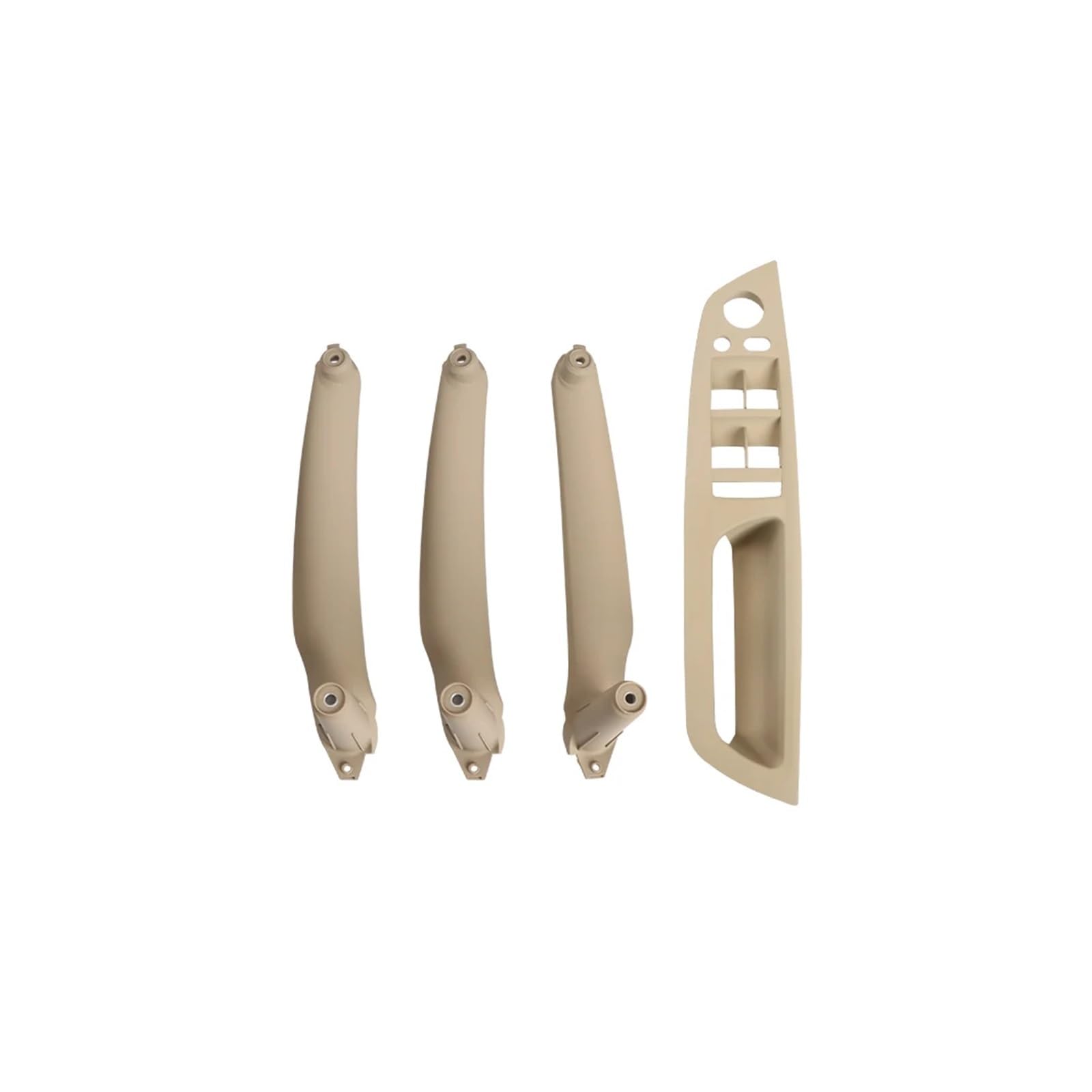 Türgriff Innen LHD RHD 4-TLG Auto-Innentürgriff-Innenverkleidung Pull Trim Cover Griffsatz Armlehne Ersatz für E70 E71 E72 X5 X6 Auto Innentürgriff(A RHD-Beige) von NYSFIFHSKFH